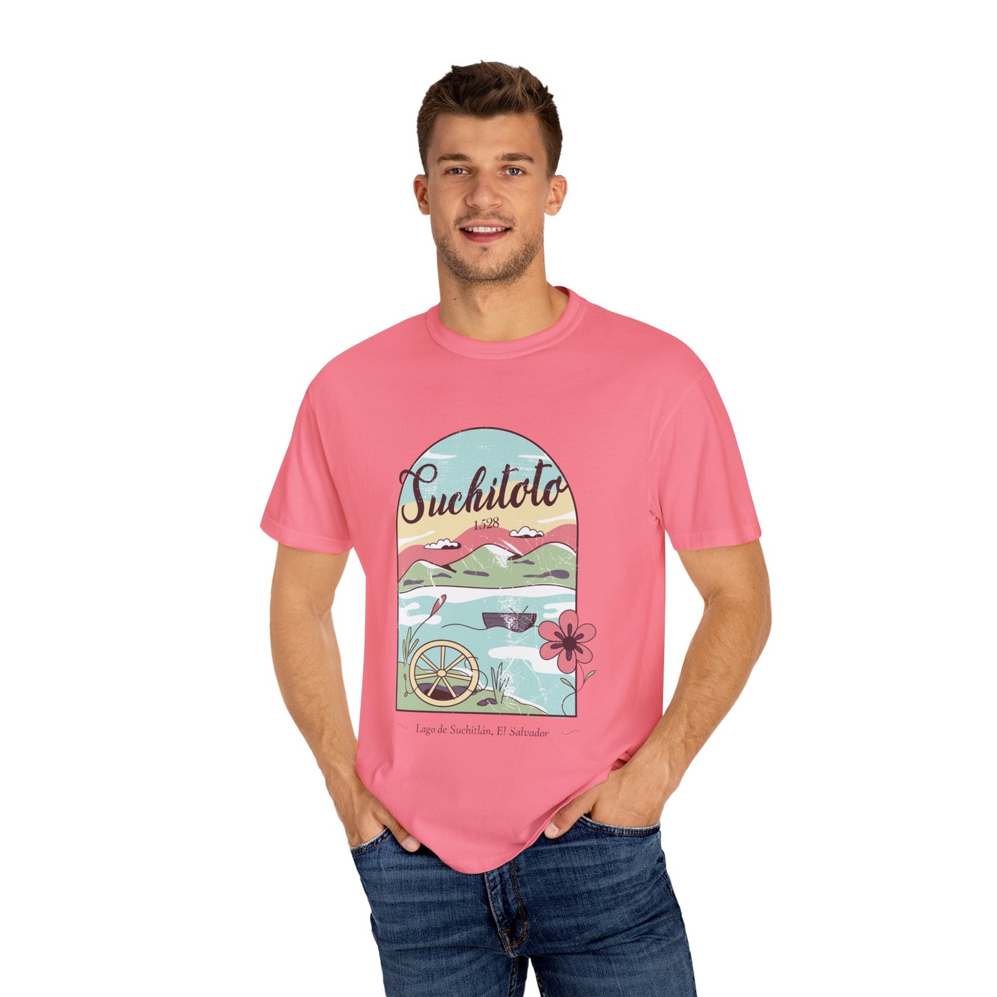Suchitoto - El Salvador Unisex Garment-Dyed T-shirt