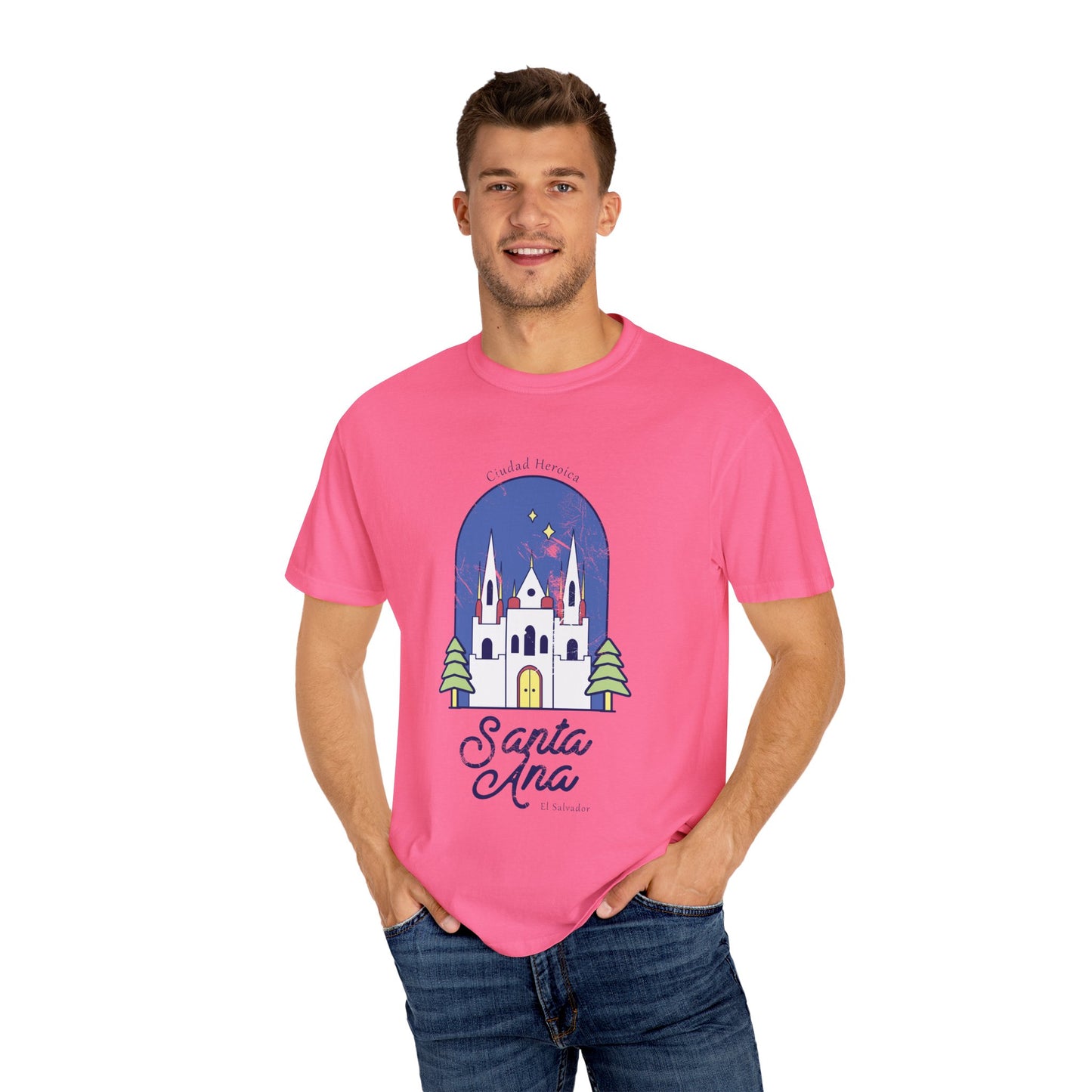 Santa Ana - El Salvador Unisex Garment-Dyed T-shirt