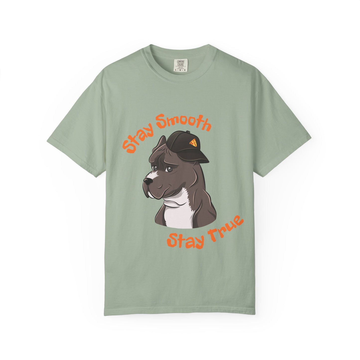 “Stay Smooth, Stay True” Pitbull - Unisex Garment-Dyed T-shirt