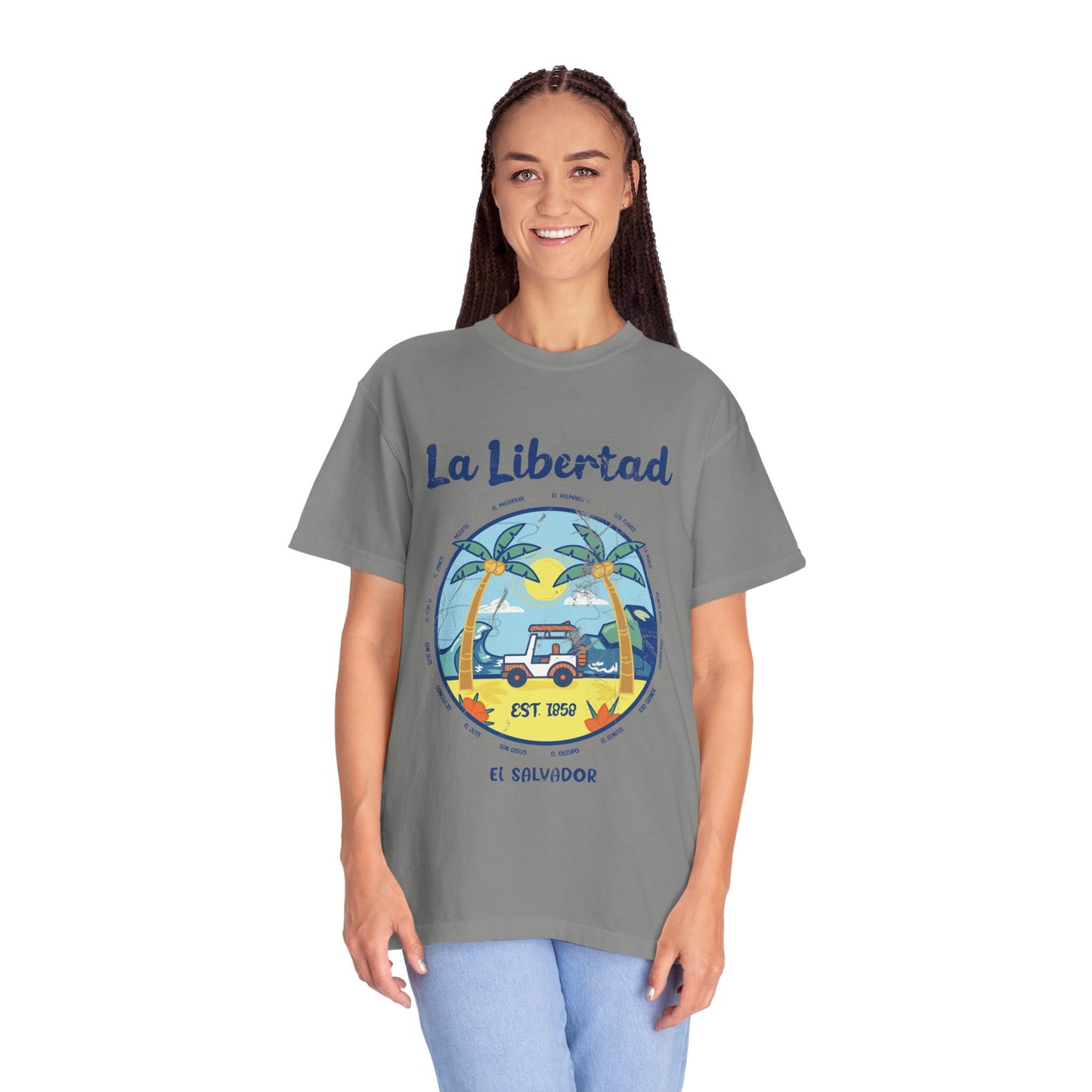 La Libertad - El Salvador Unisex Garment-Dyed T-shirt