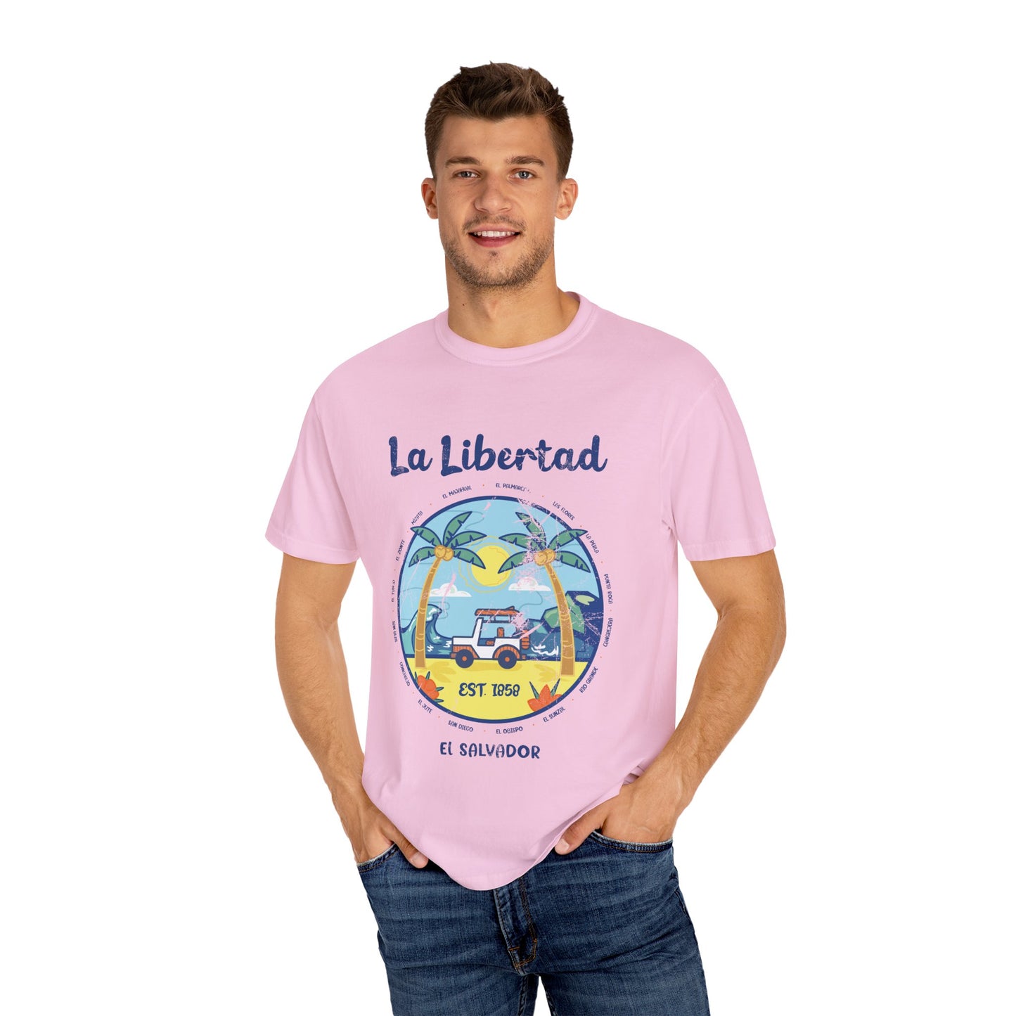 La Libertad - El Salvador Unisex Garment-Dyed T-shirt