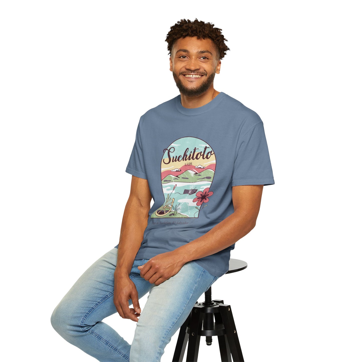 Suchitoto - El Salvador Unisex Garment-Dyed T-shirt