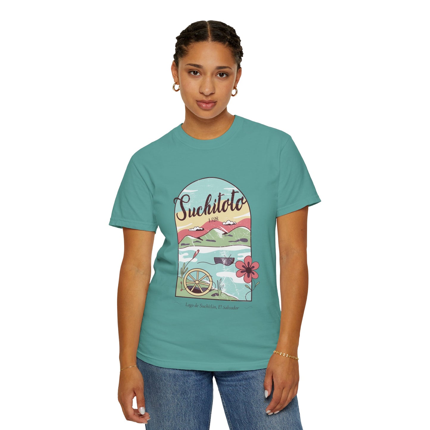 Suchitoto - El Salvador Unisex Garment-Dyed T-shirt