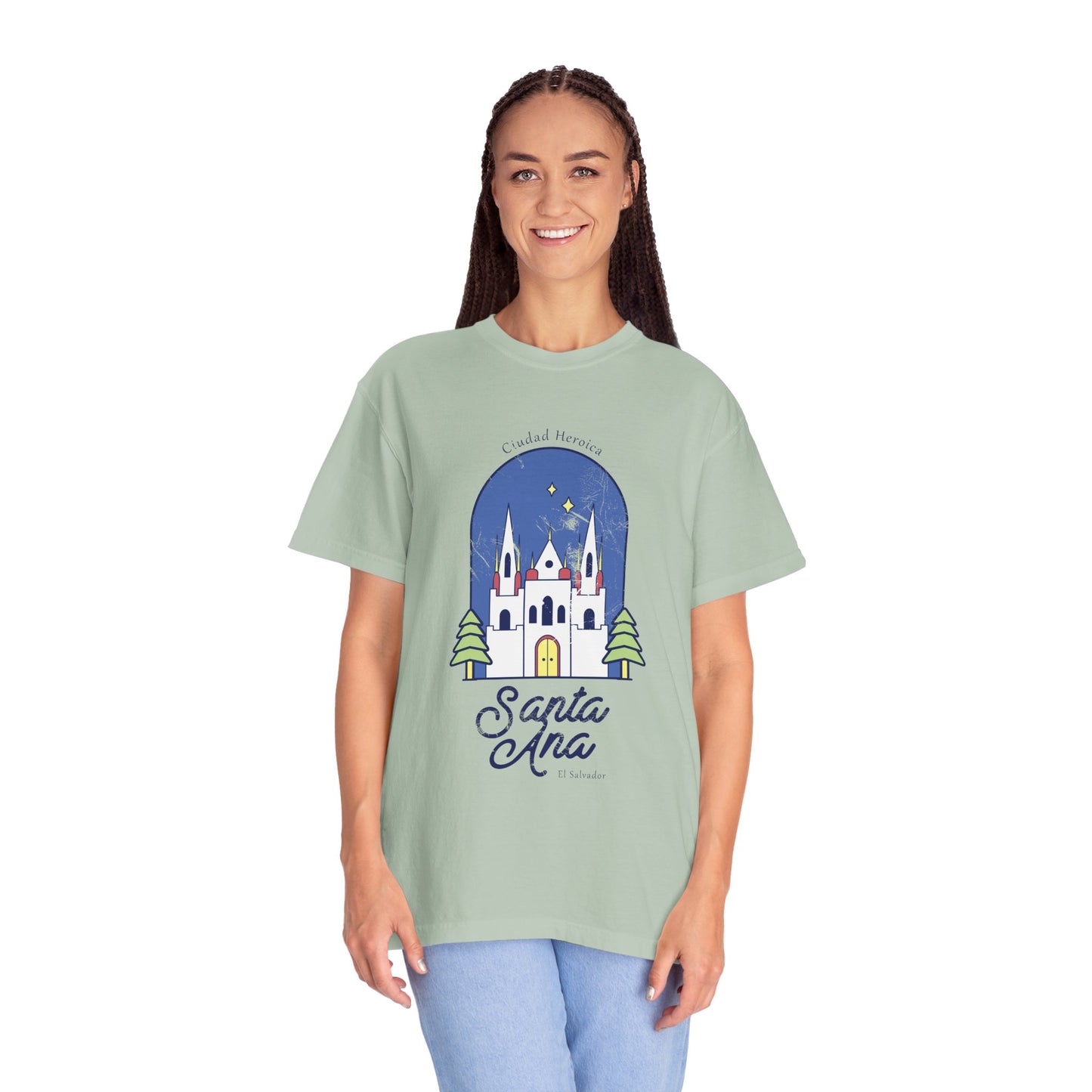 Santa Ana - El Salvador Unisex Garment-Dyed T-shirt