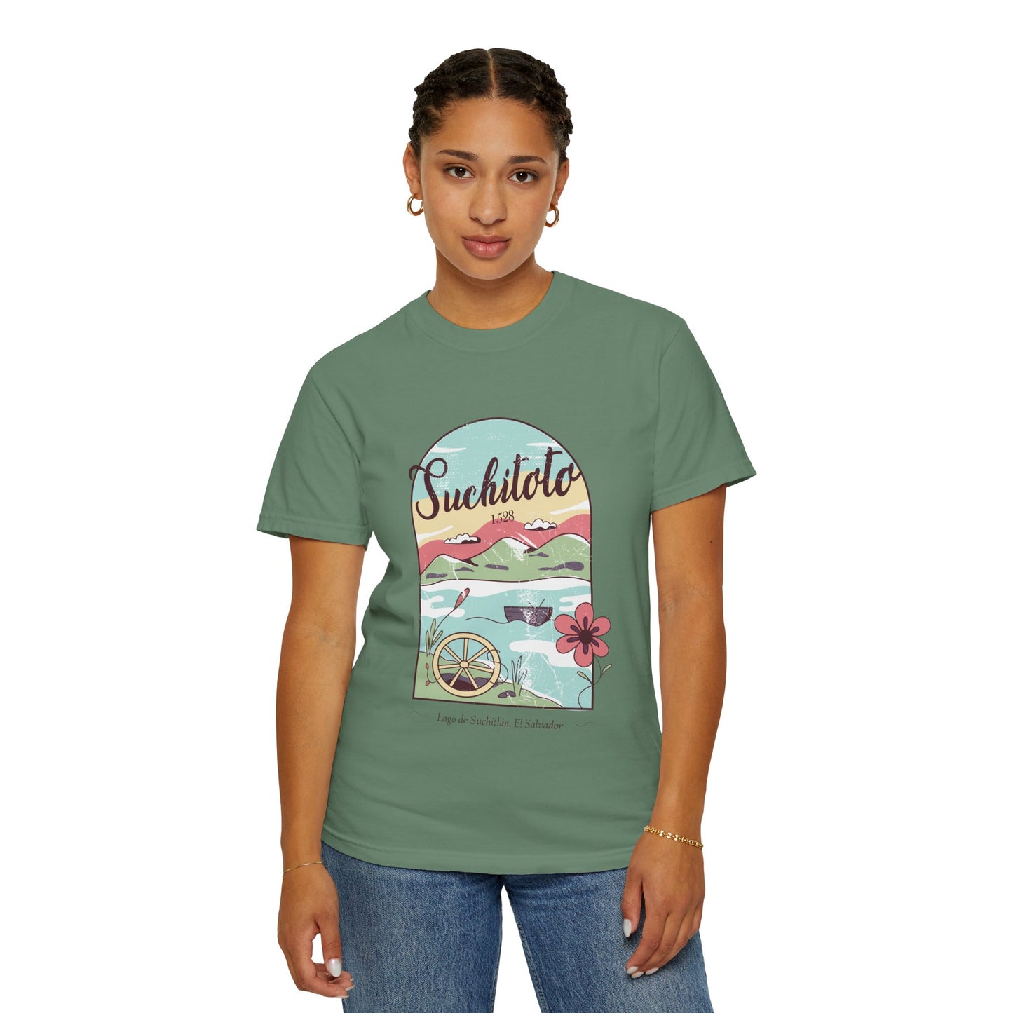 Suchitoto - El Salvador Unisex Garment-Dyed T-shirt