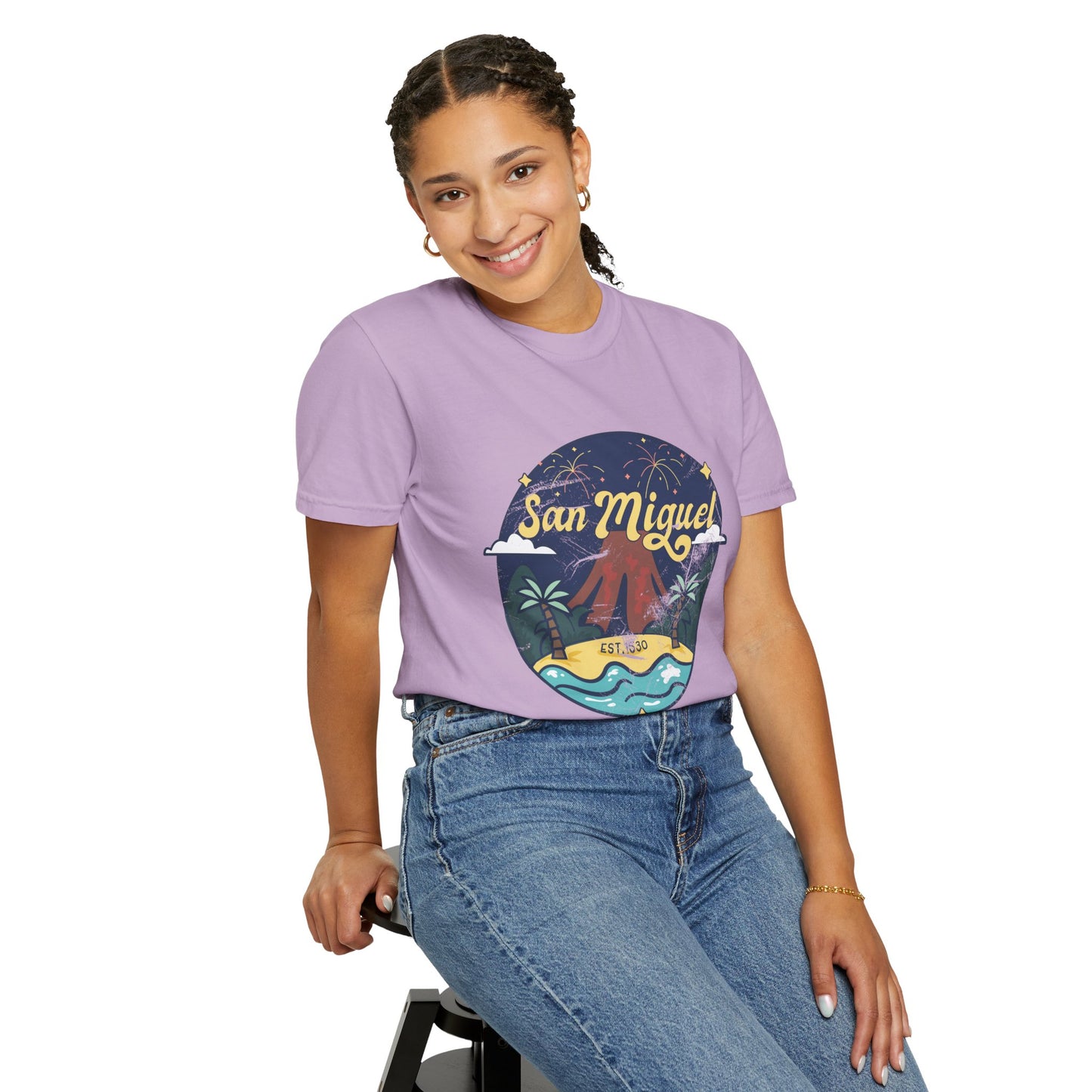 San Miguel - El Salvador Unisex Garment-Dyed T-shirt