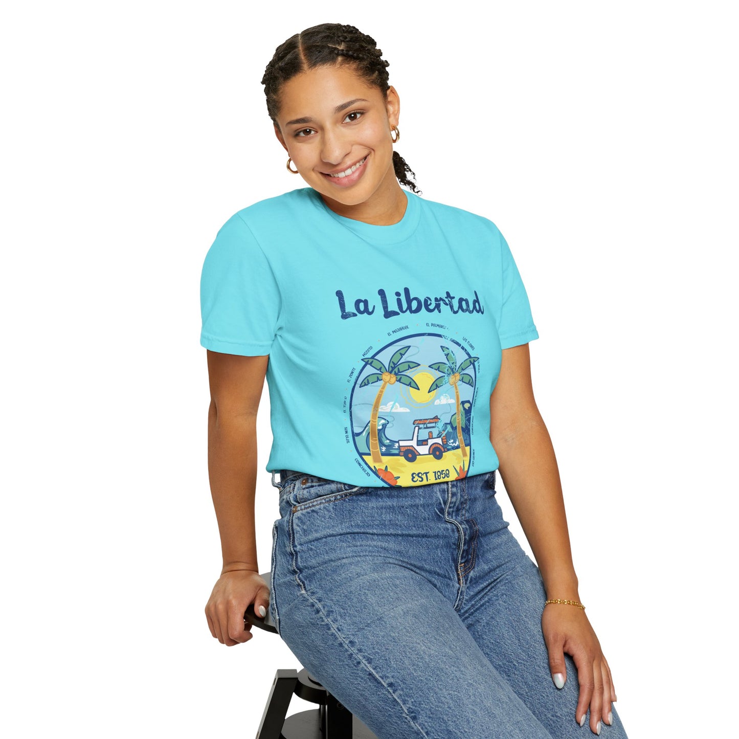 La Libertad - El Salvador Unisex Garment-Dyed T-shirt