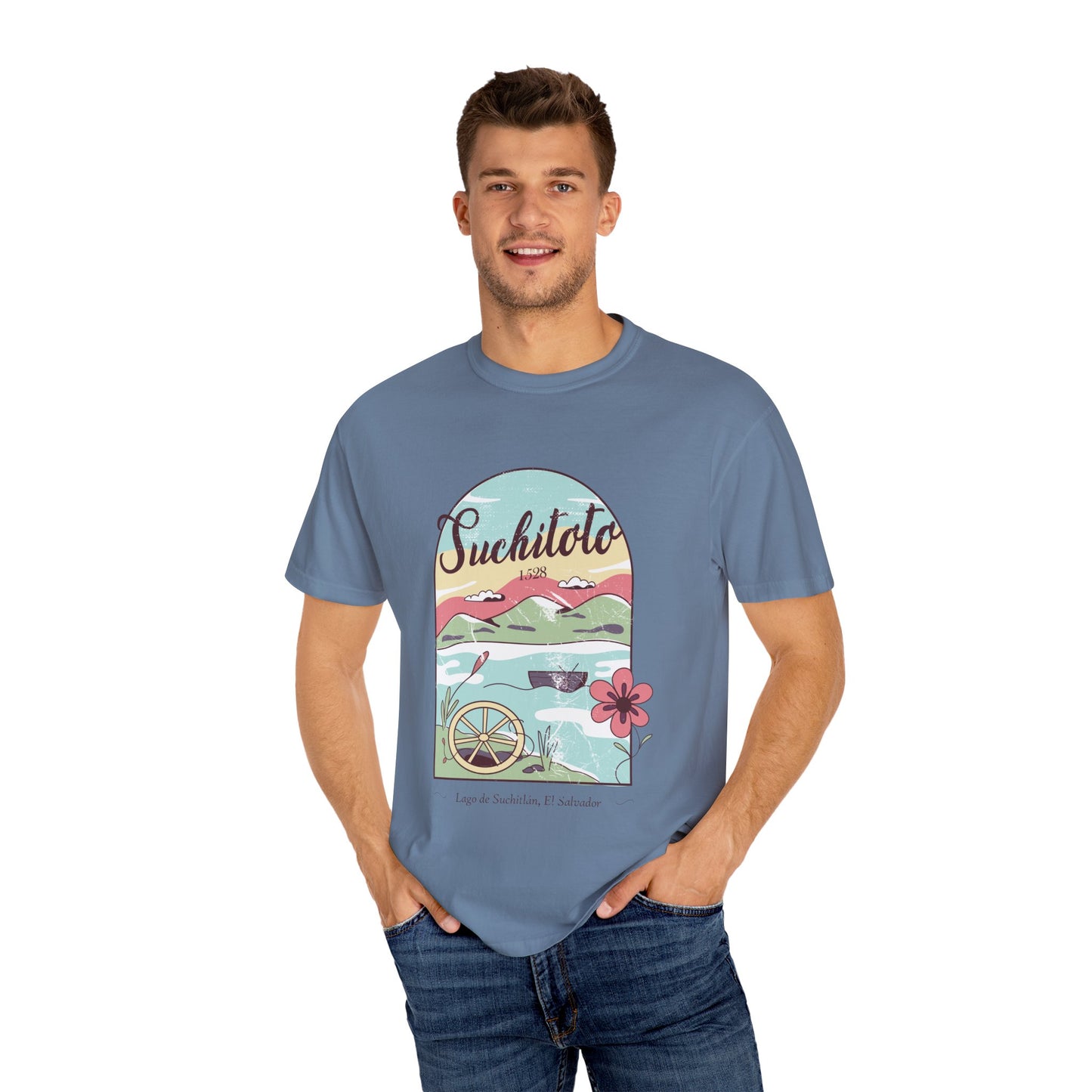 Suchitoto - El Salvador Unisex Garment-Dyed T-shirt
