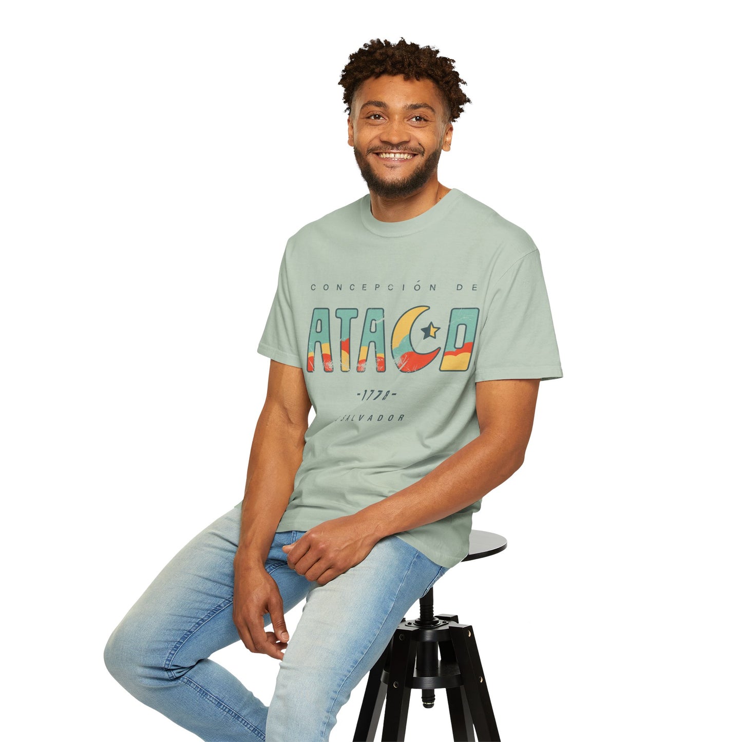 Ataco - El Salvador Unisex Garment-Dyed T-shirt