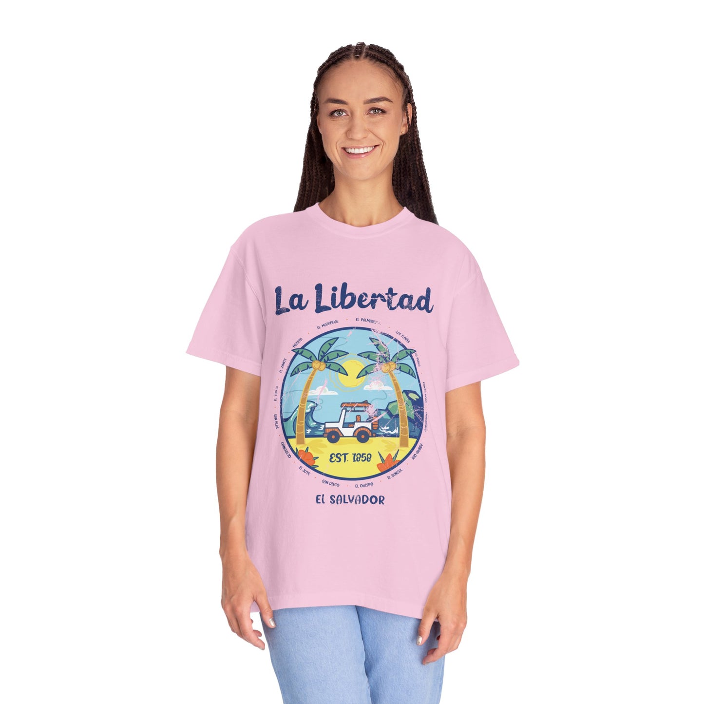 La Libertad - El Salvador Unisex Garment-Dyed T-shirt