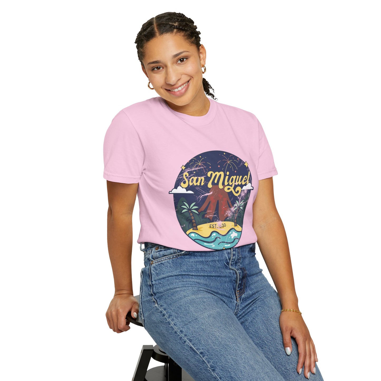San Miguel - El Salvador Unisex Garment-Dyed T-shirt