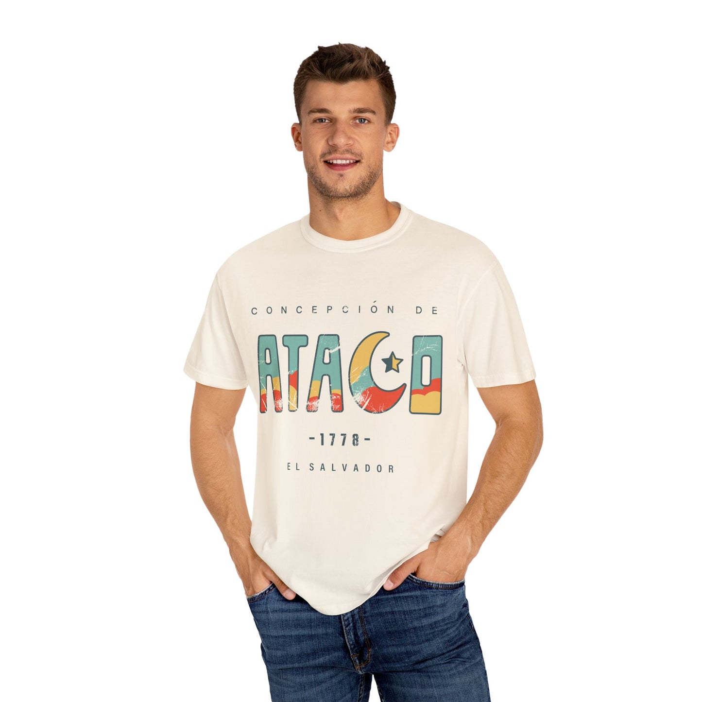 Ataco - El Salvador Unisex Garment-Dyed T-shirt