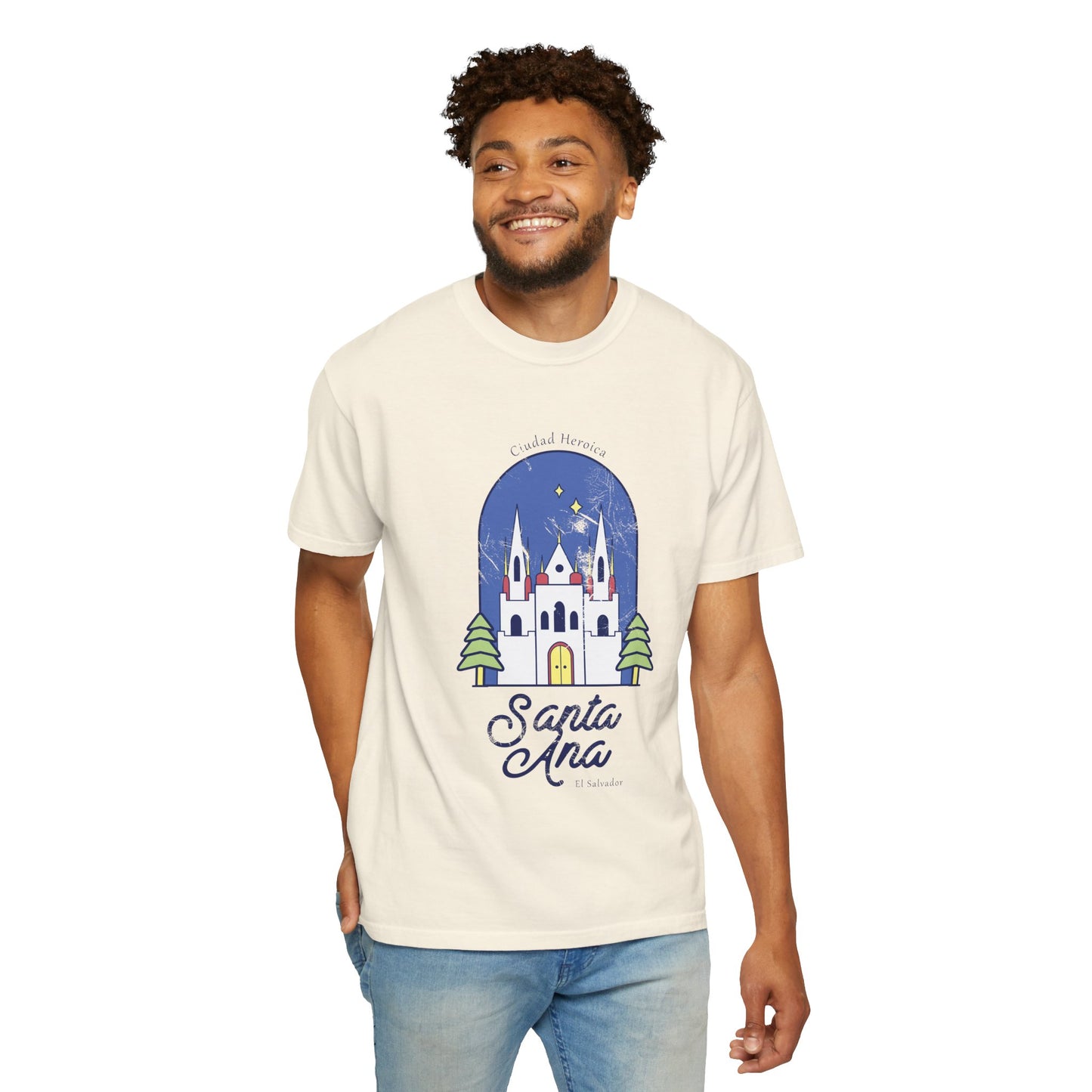 Santa Ana - El Salvador Unisex Garment-Dyed T-shirt