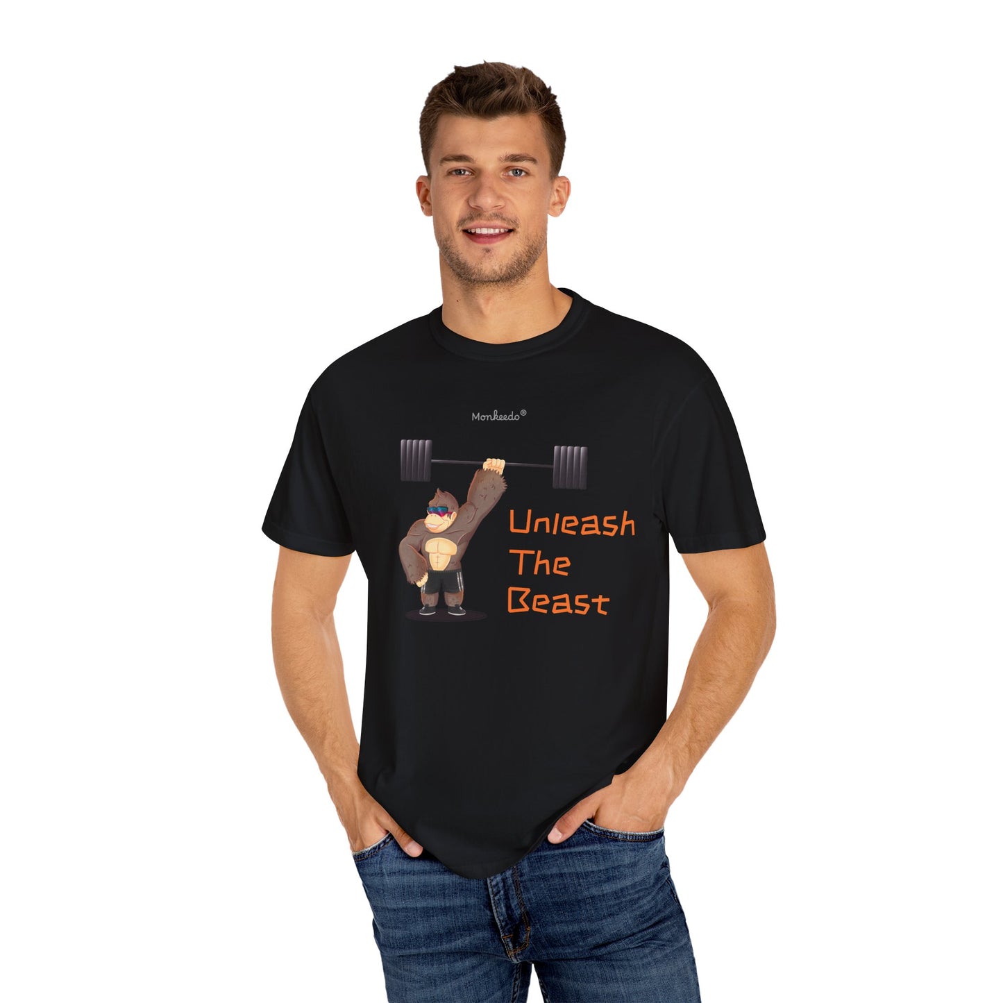 “Unleash the Beast” Monkeedo® - Unisex Garment-Dyed T-shirt