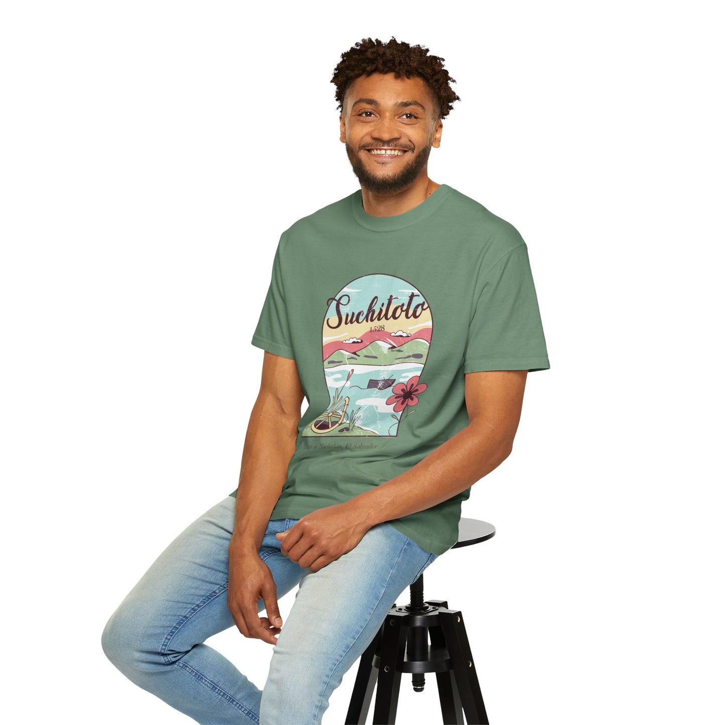 Suchitoto - El Salvador Unisex Garment-Dyed T-shirt