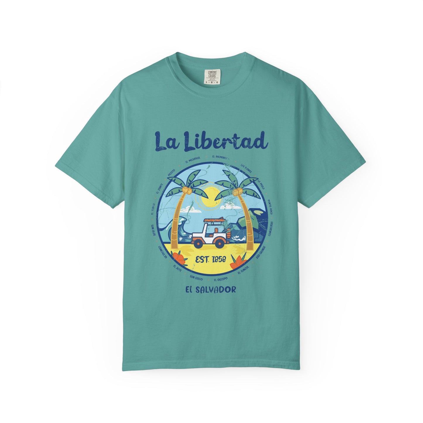 La Libertad - El Salvador Unisex Garment-Dyed T-shirt