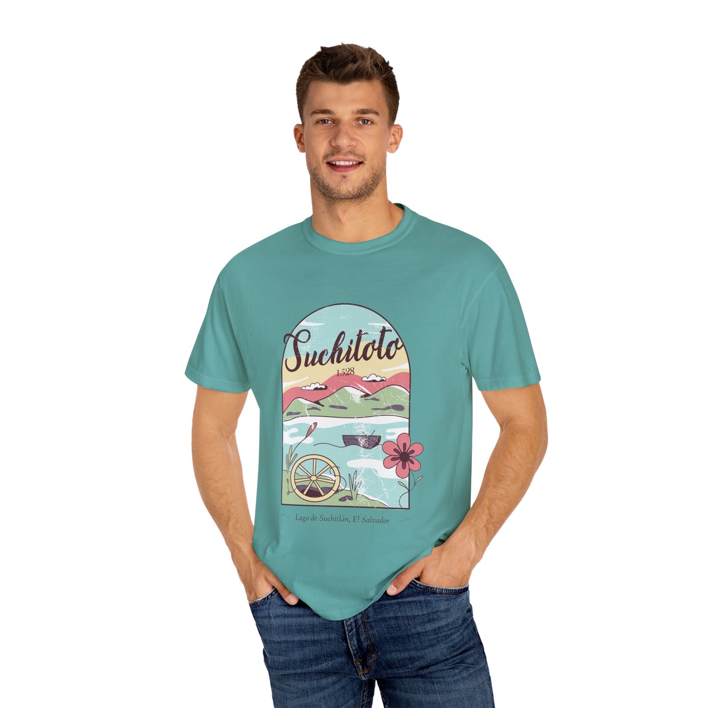 Suchitoto - El Salvador Unisex Garment-Dyed T-shirt