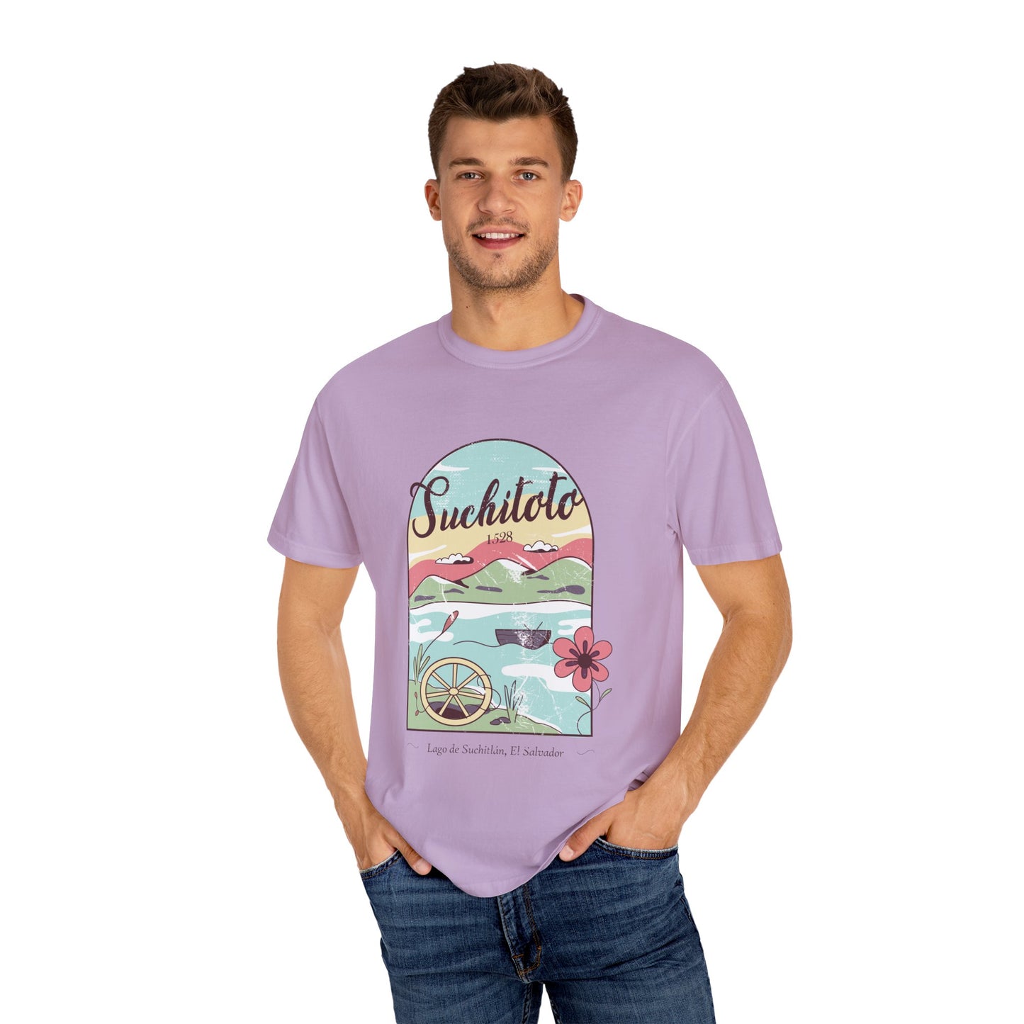 Suchitoto - El Salvador Unisex Garment-Dyed T-shirt