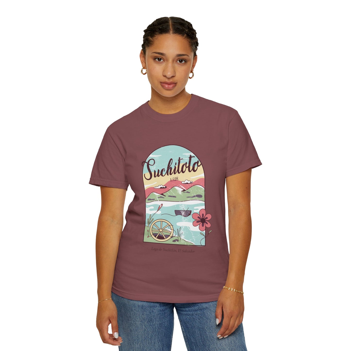 Suchitoto - El Salvador Unisex Garment-Dyed T-shirt