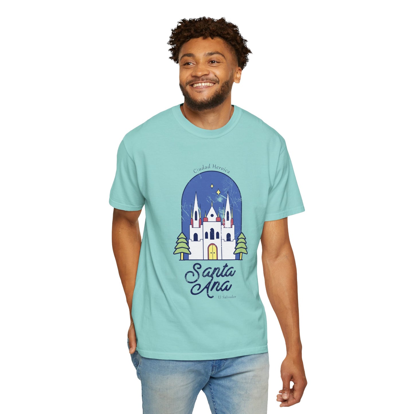 Santa Ana - El Salvador Unisex Garment-Dyed T-shirt