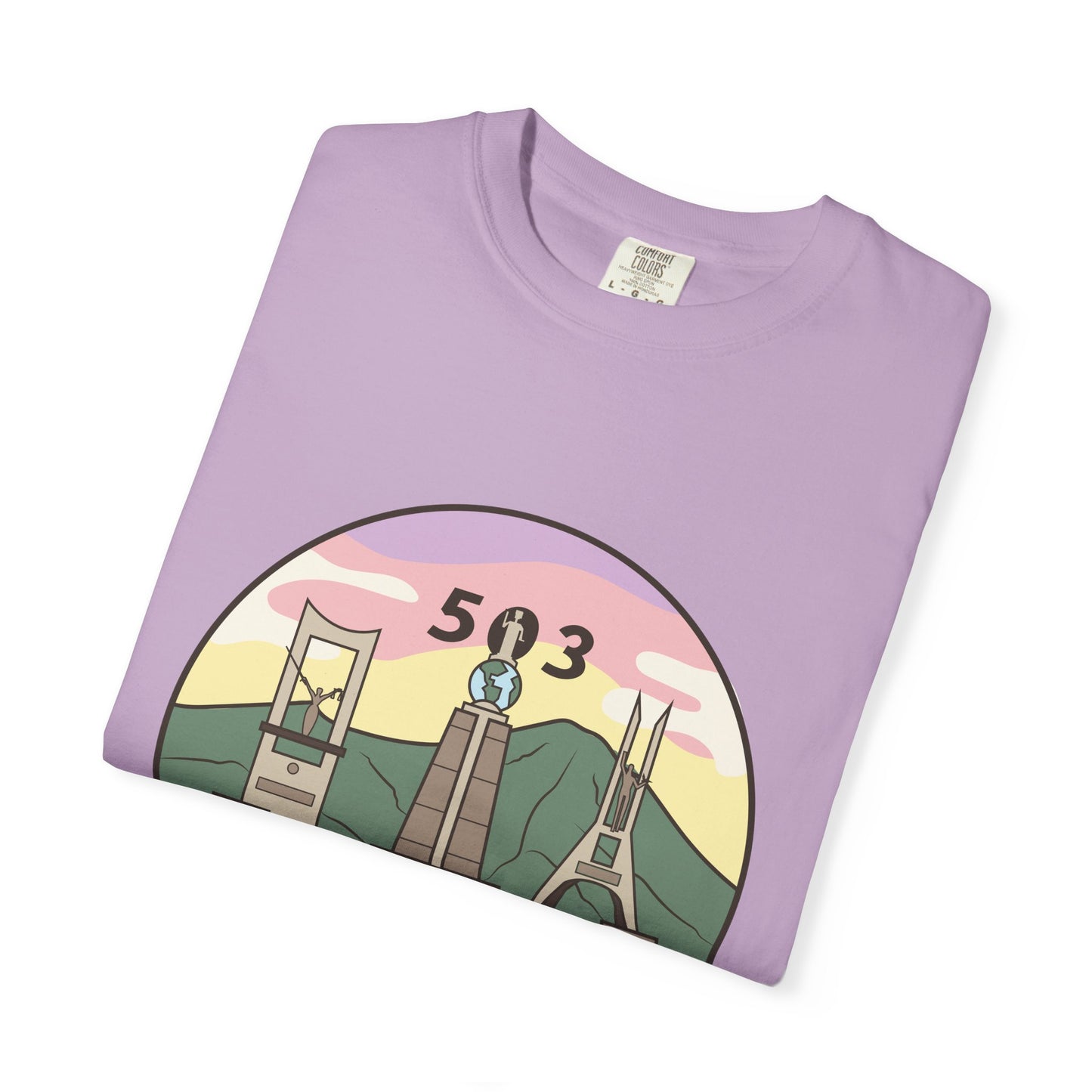 San Salvador 503 - El Salvador Unisex Garment-Dyed T-shirt