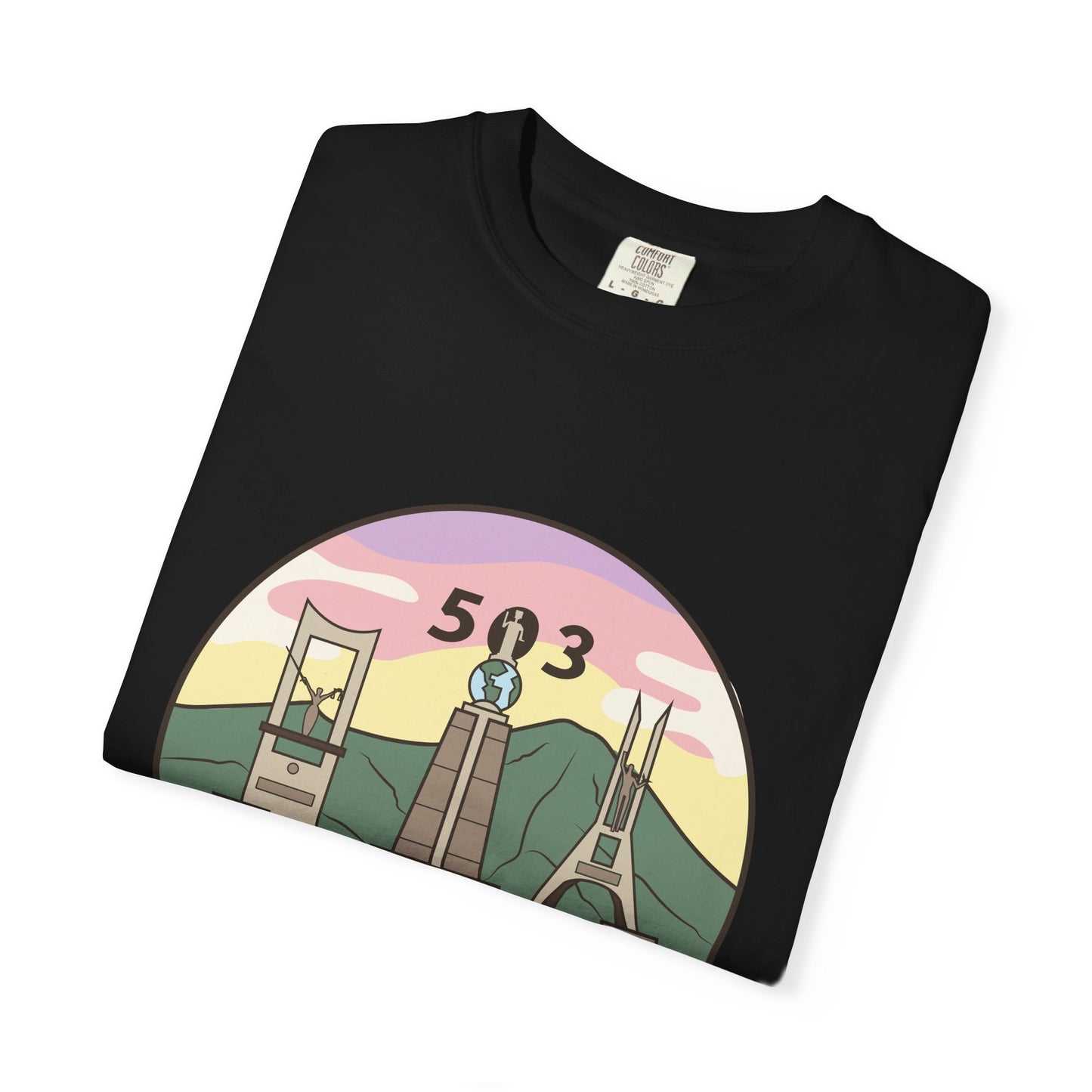 San Salvador 503 - El Salvador Unisex Garment-Dyed T-shirt