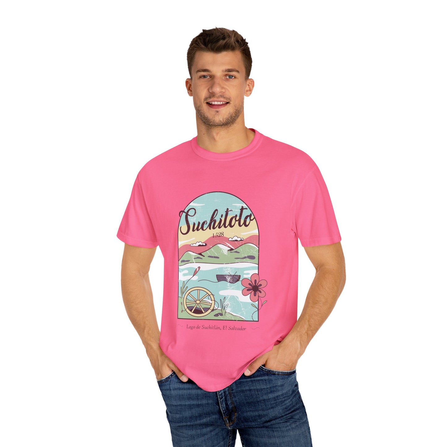 Suchitoto - El Salvador Unisex Garment-Dyed T-shirt
