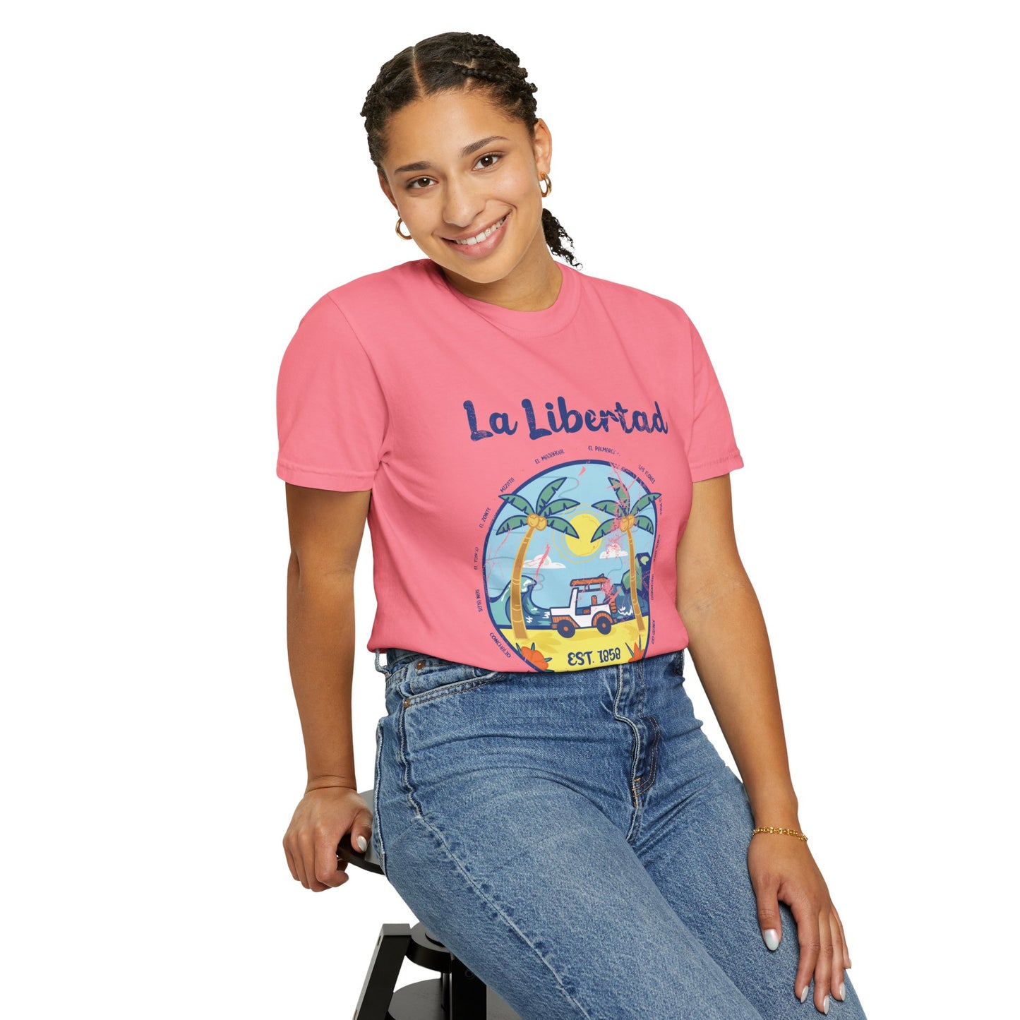 La Libertad - El Salvador Unisex Garment-Dyed T-shirt
