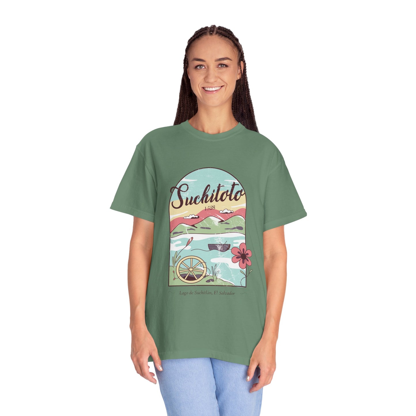 Suchitoto - El Salvador Unisex Garment-Dyed T-shirt