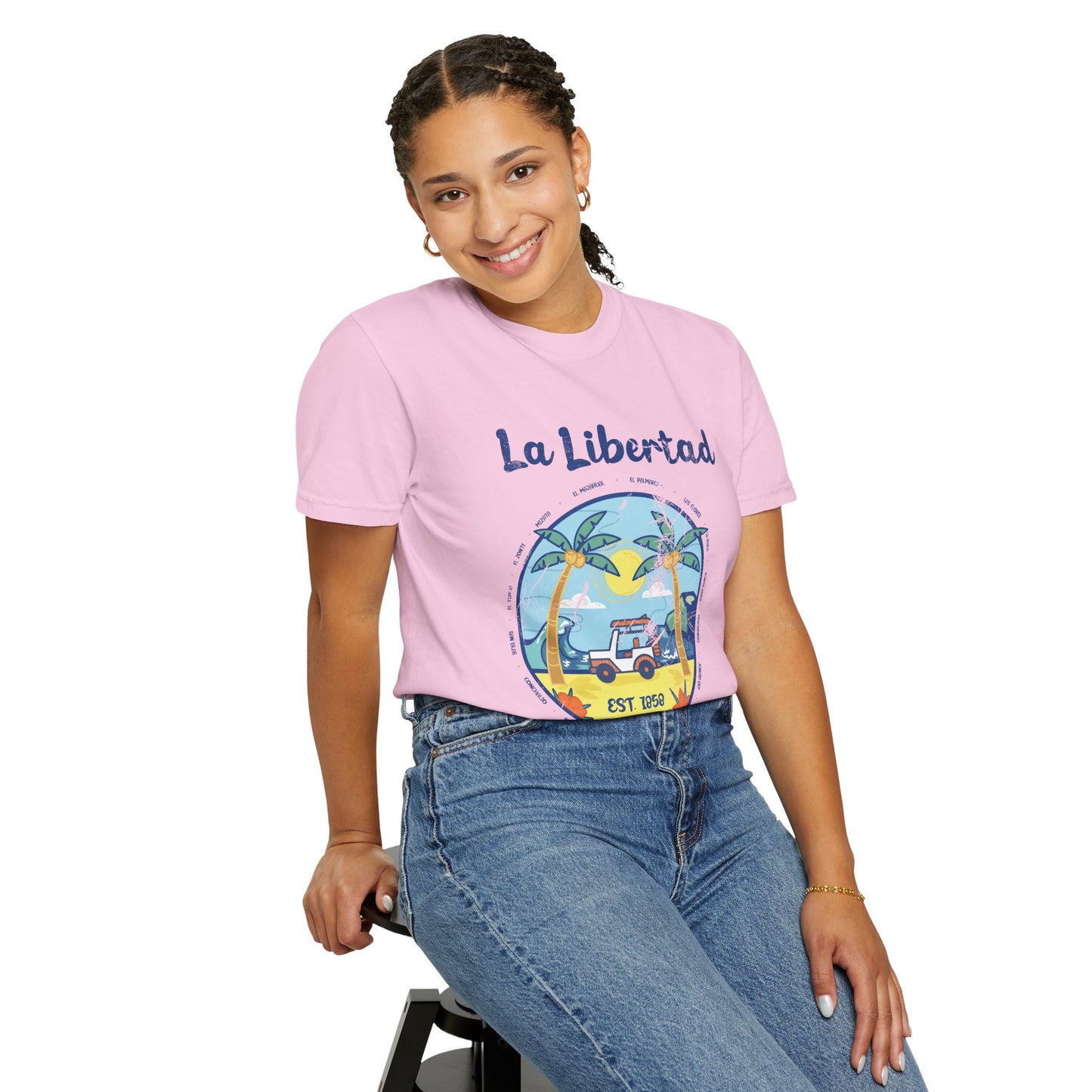 La Libertad - El Salvador Unisex Garment-Dyed T-shirt
