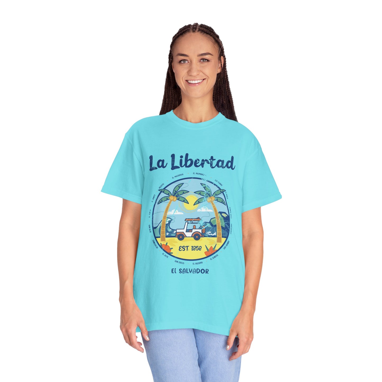 La Libertad - El Salvador Unisex Garment-Dyed T-shirt
