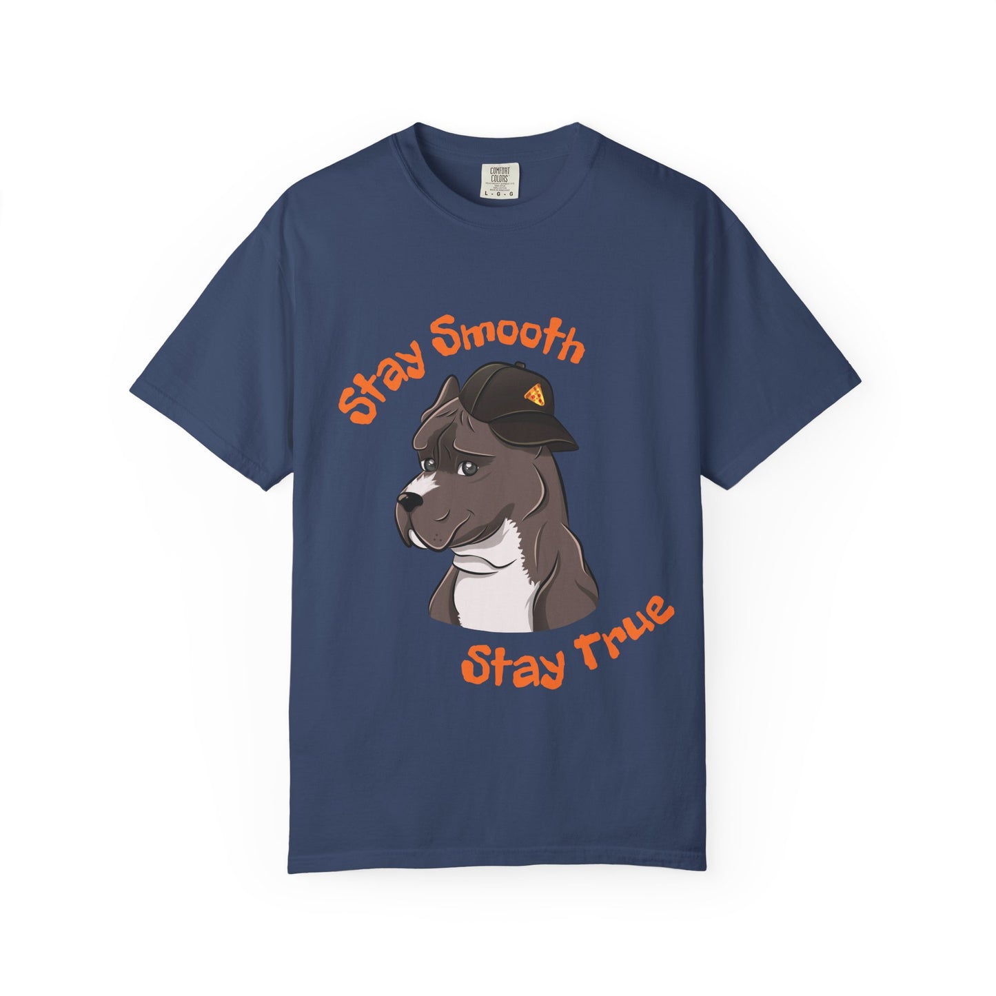 “Stay Smooth, Stay True” Pitbull - Unisex Garment-Dyed T-shirt