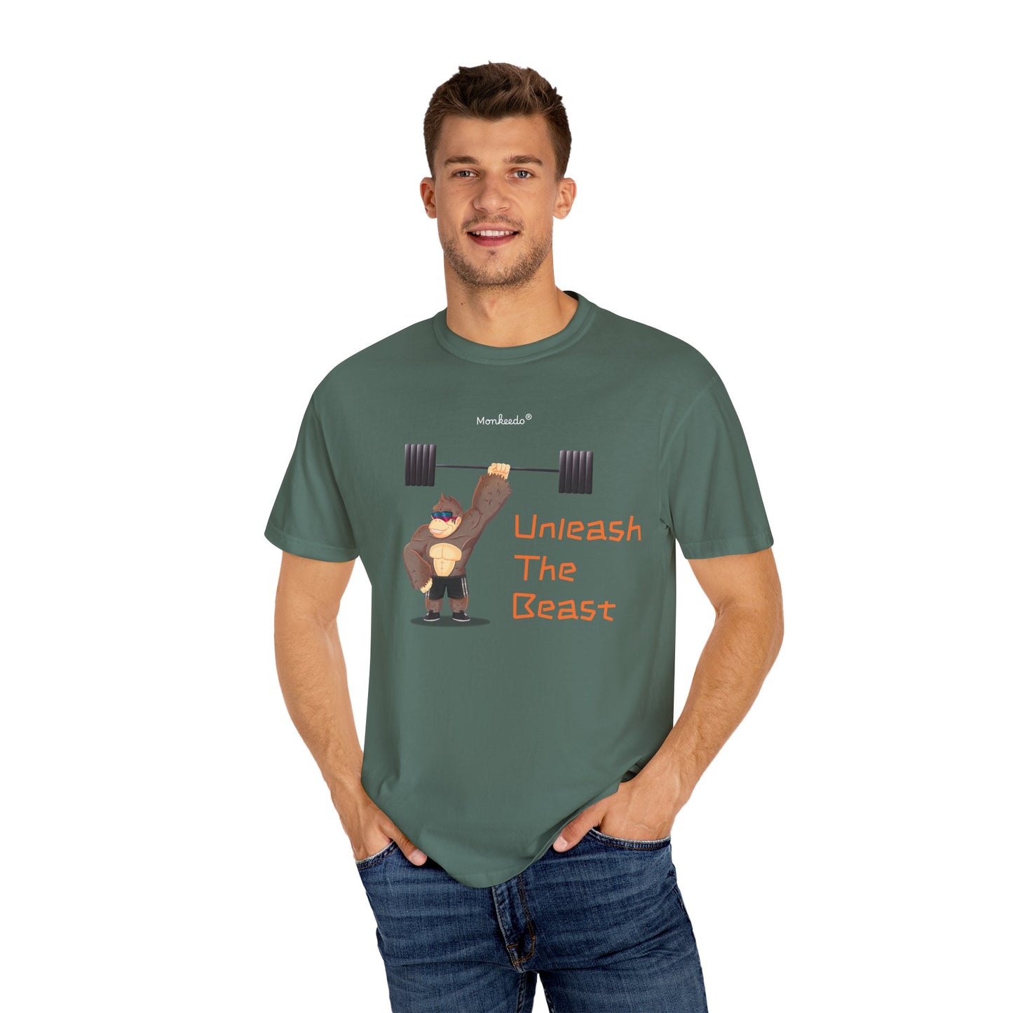 “Unleash the Beast” Monkeedo® - Unisex Garment-Dyed T-shirt