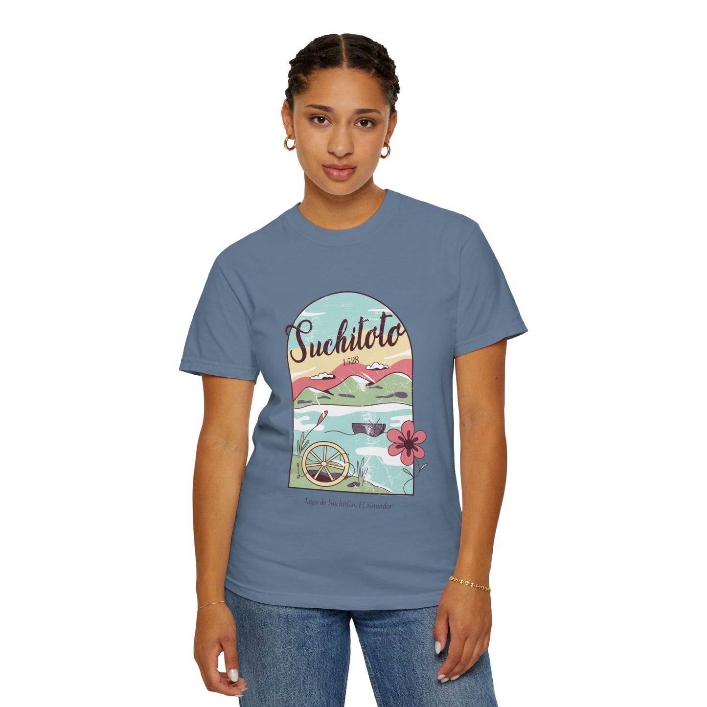 Suchitoto - El Salvador Unisex Garment-Dyed T-shirt