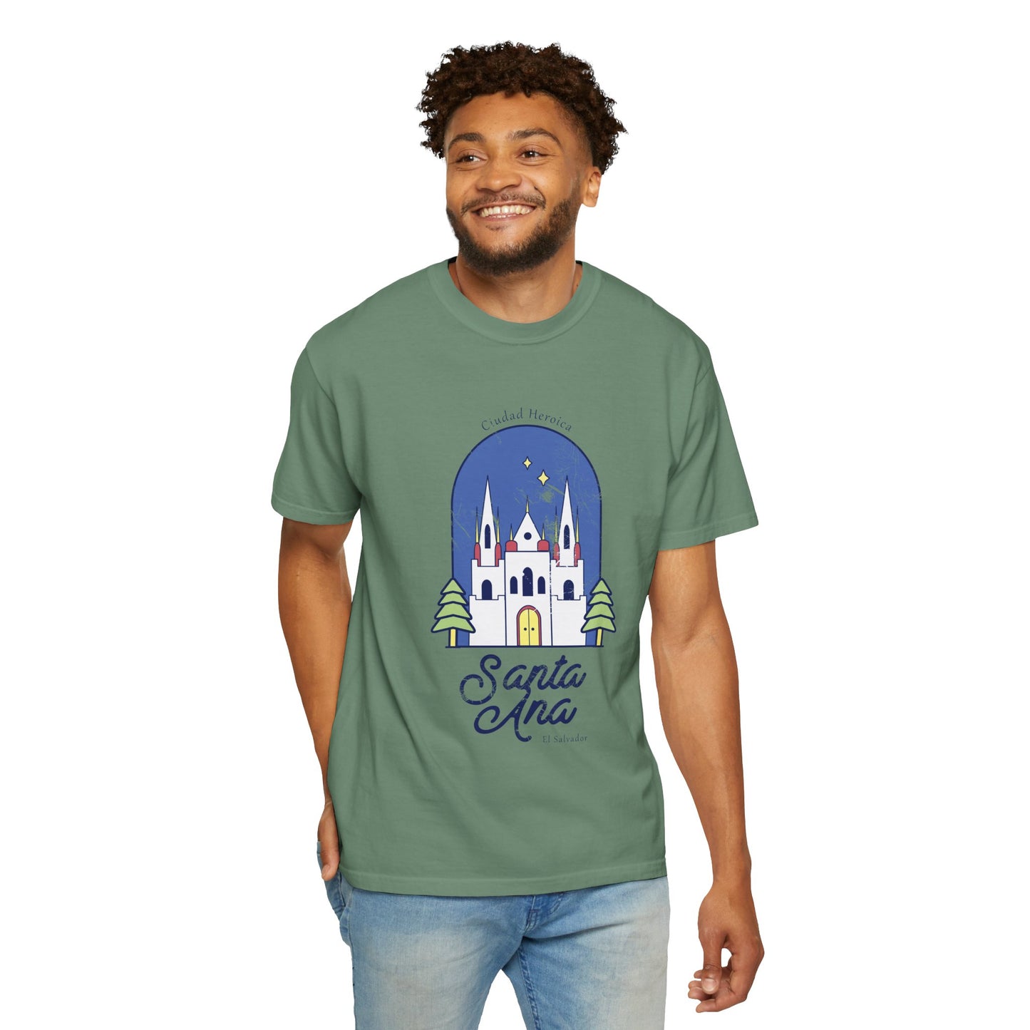 Santa Ana - El Salvador Unisex Garment-Dyed T-shirt