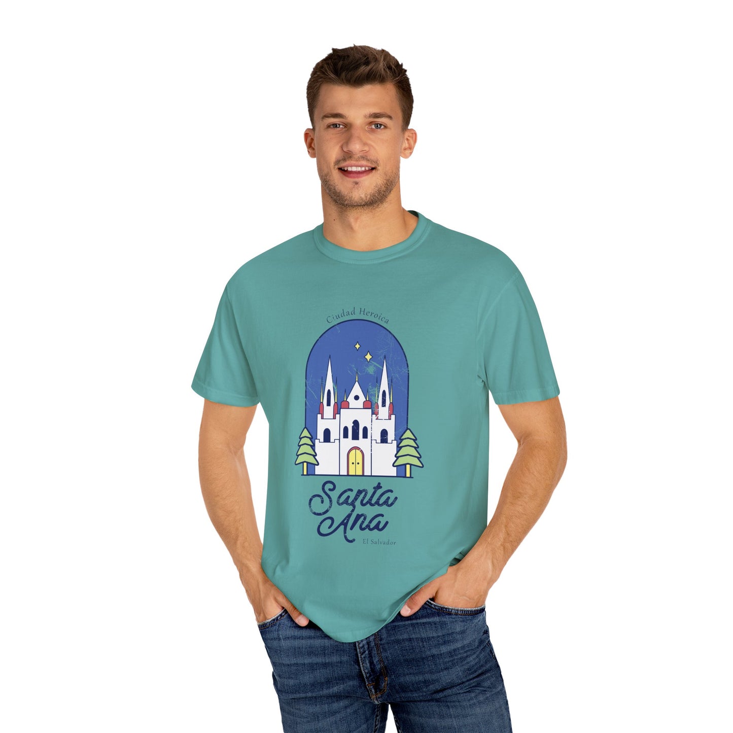 Santa Ana - El Salvador Unisex Garment-Dyed T-shirt