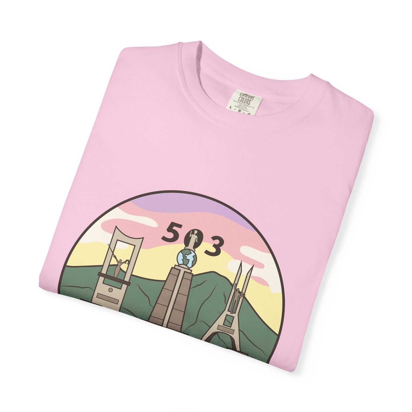 San Salvador 503 - El Salvador Unisex Garment-Dyed T-shirt