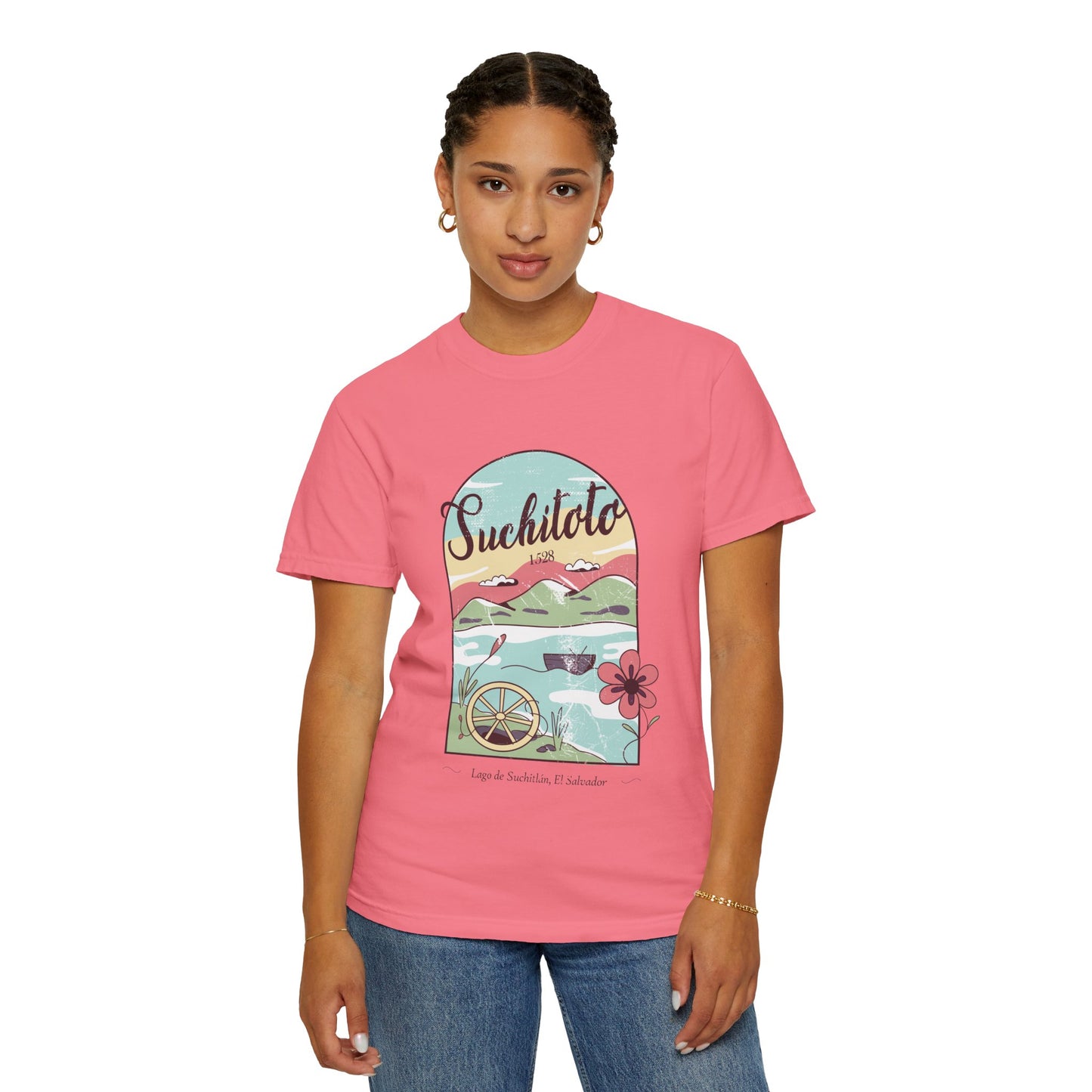 Suchitoto - El Salvador Unisex Garment-Dyed T-shirt
