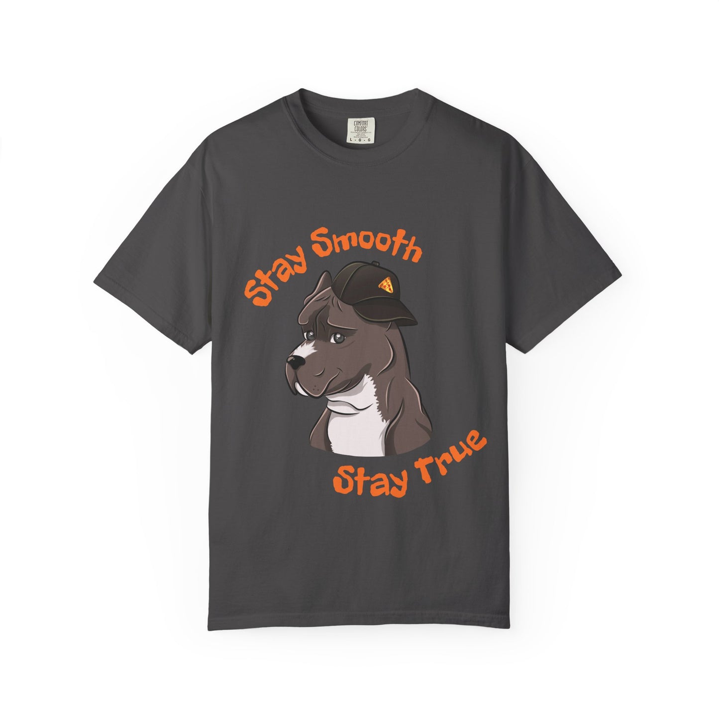 “Stay Smooth, Stay True” Pitbull - Unisex Garment-Dyed T-shirt