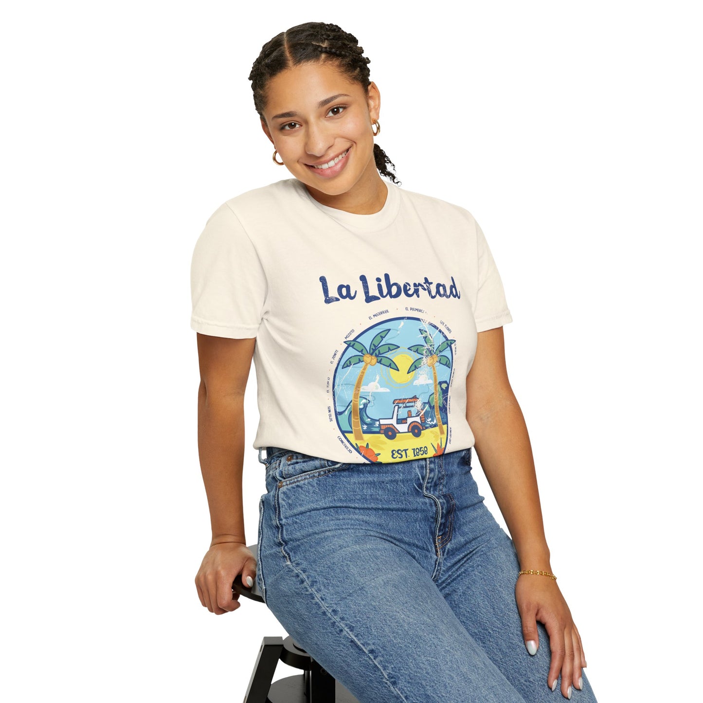 La Libertad - El Salvador Unisex Garment-Dyed T-shirt